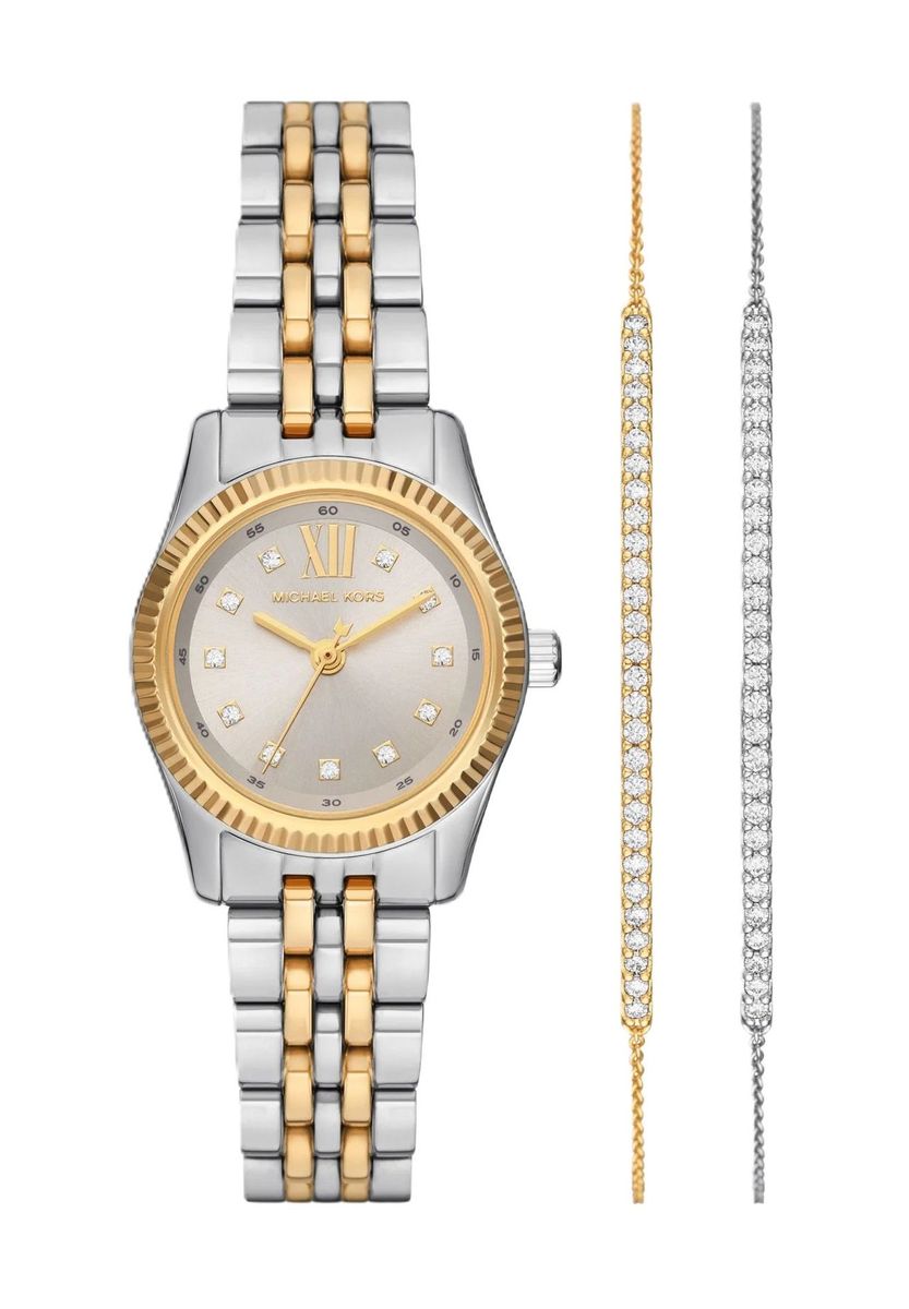 Bicolor Lexington Uhren- und Armbandset