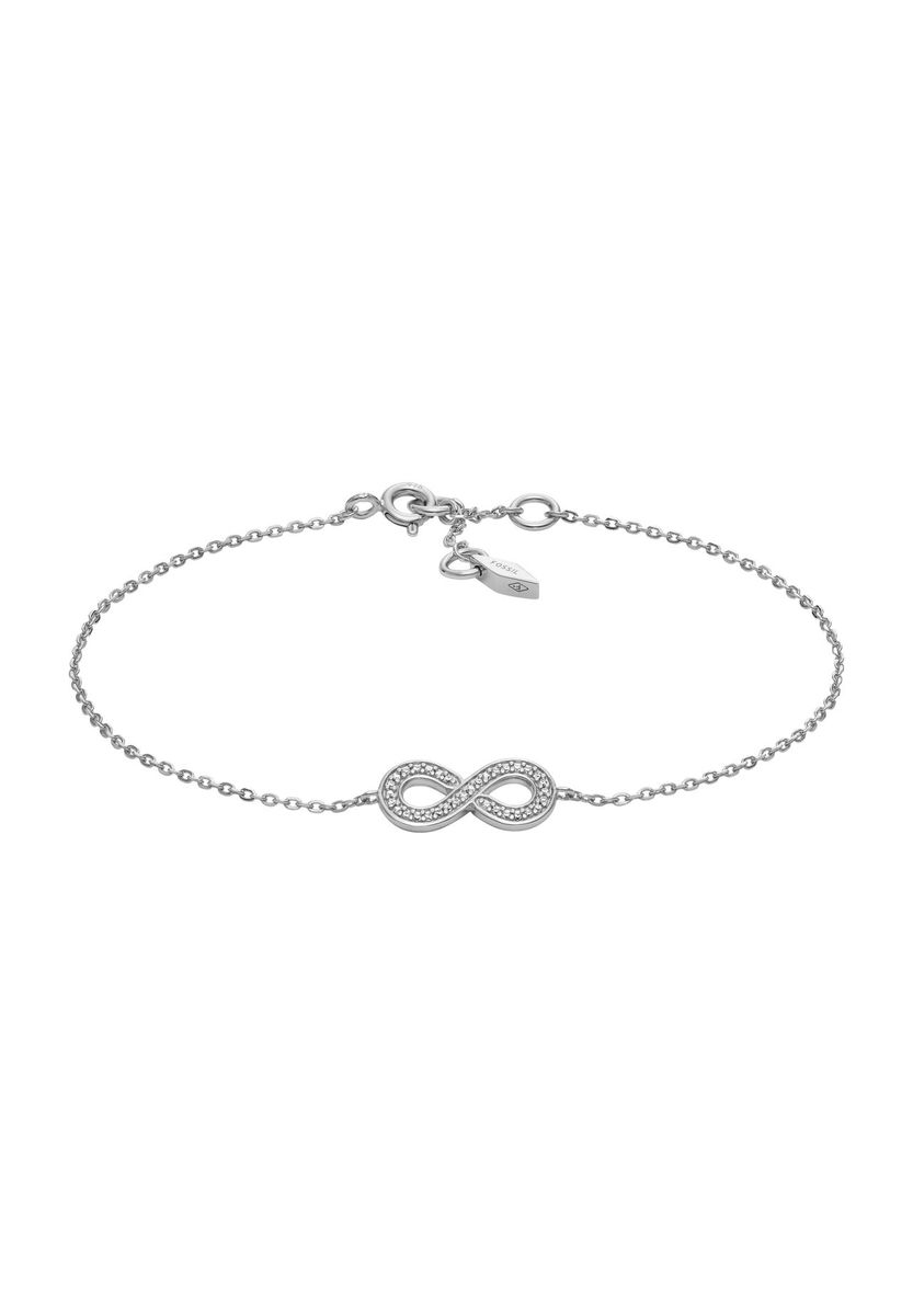Zartes funkelndes Armband mit Unendlichkeitssymbol