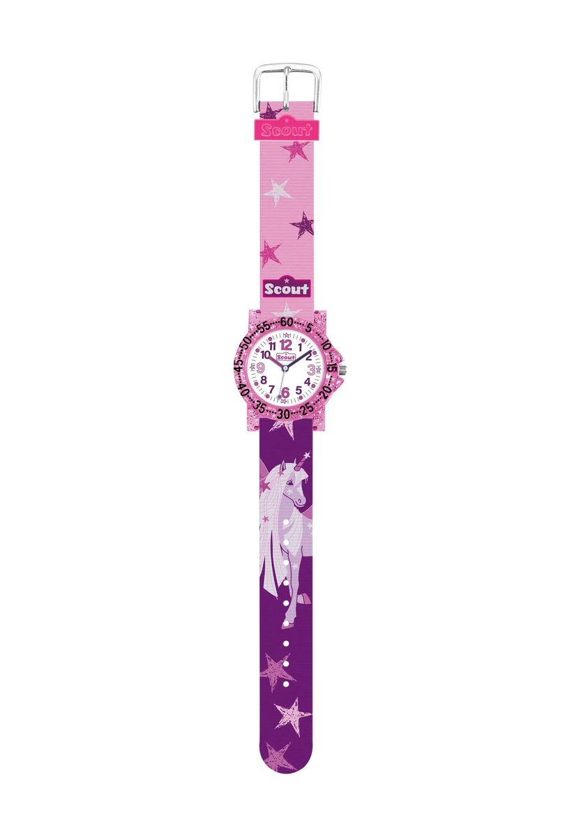 Armbanduhr mit Einhorn und Sternen