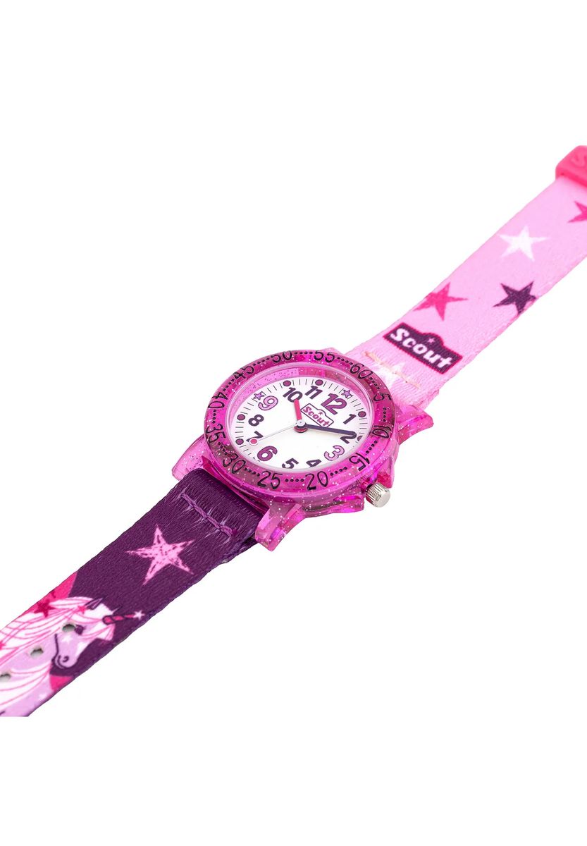 Armbanduhr mit Einhorn und Sternen