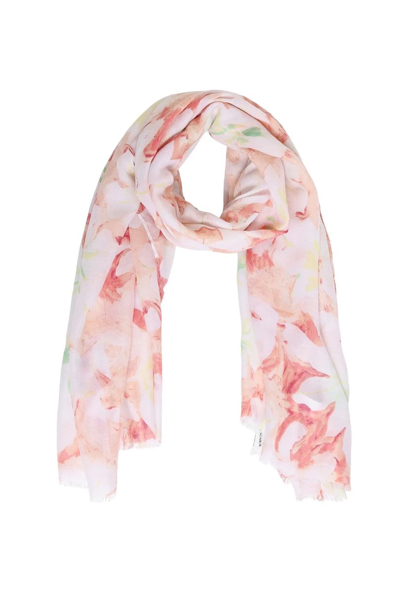 Leichtes Halstuch mit Blumenmuster