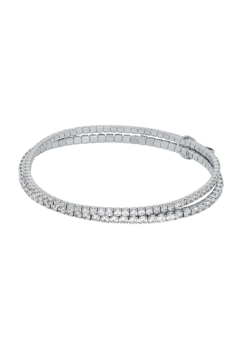 Doppelreihiges Tennisarmband