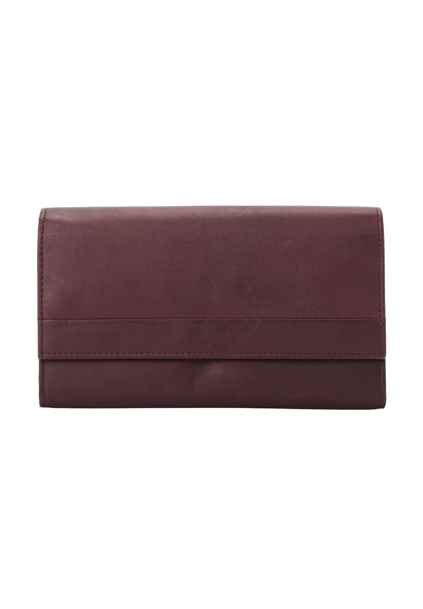 Elegante lange Leder-Geldbörse