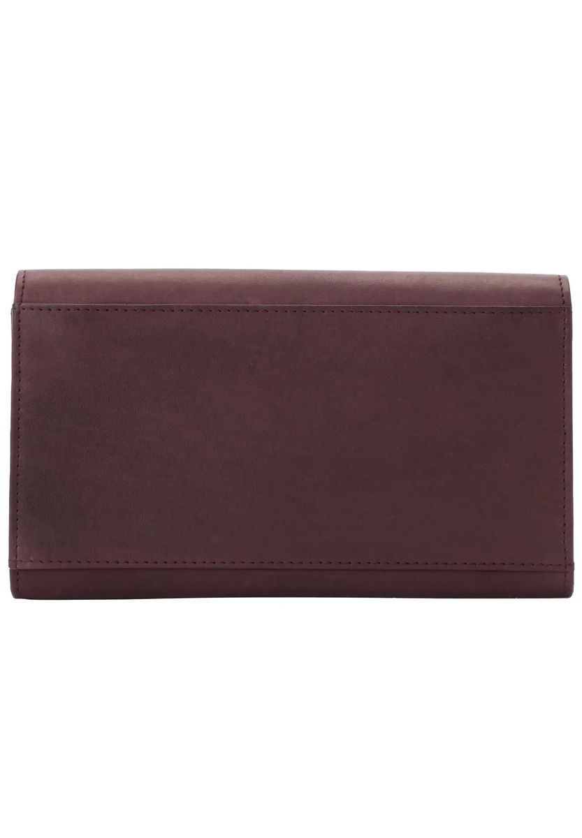 Elegante lange Leder-Geldbörse
