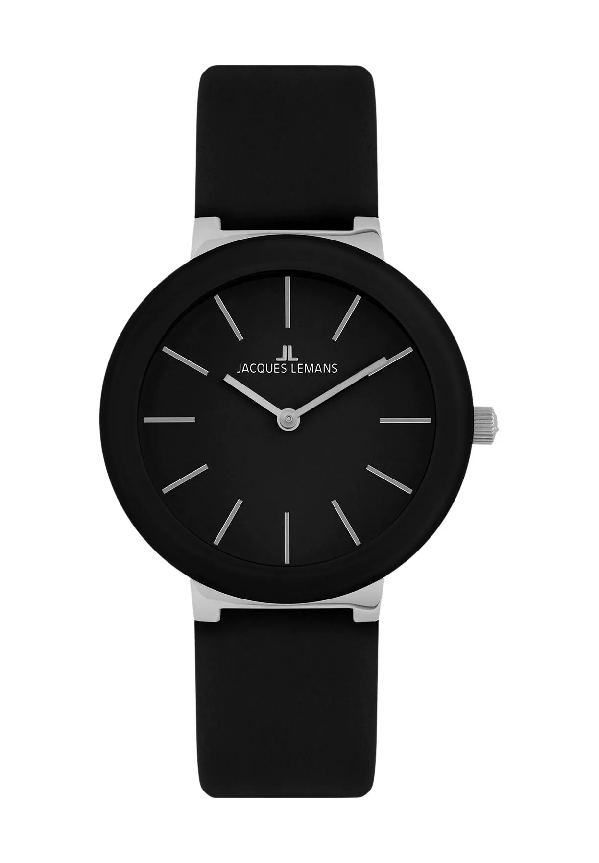 Minimalistische Analoguhr mit Lederarmband