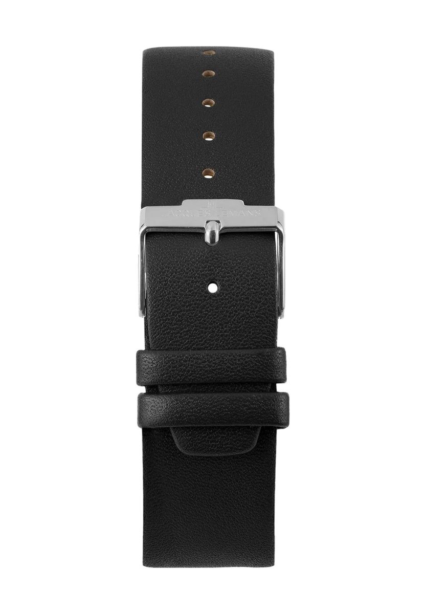 Minimalistische Analoguhr mit Lederarmband