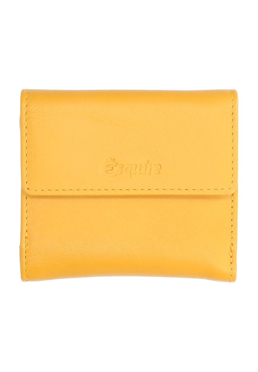 Kompaktes Bifold-Portemonnaie aus Leder