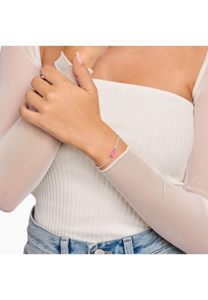 Funkelndes Armband mit Gummibärchen-Anhänger