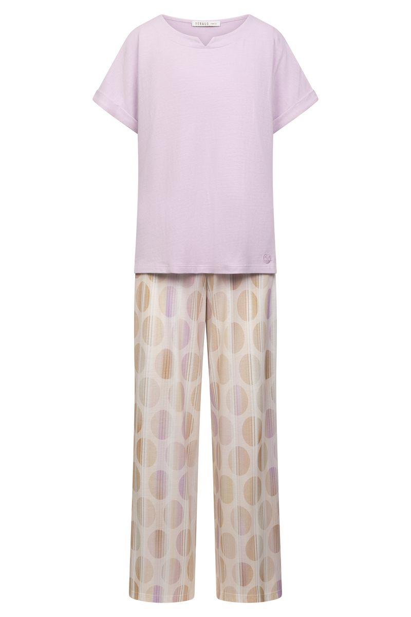 Pyjama-Set aus Lyocell-Baumwoll-Mix