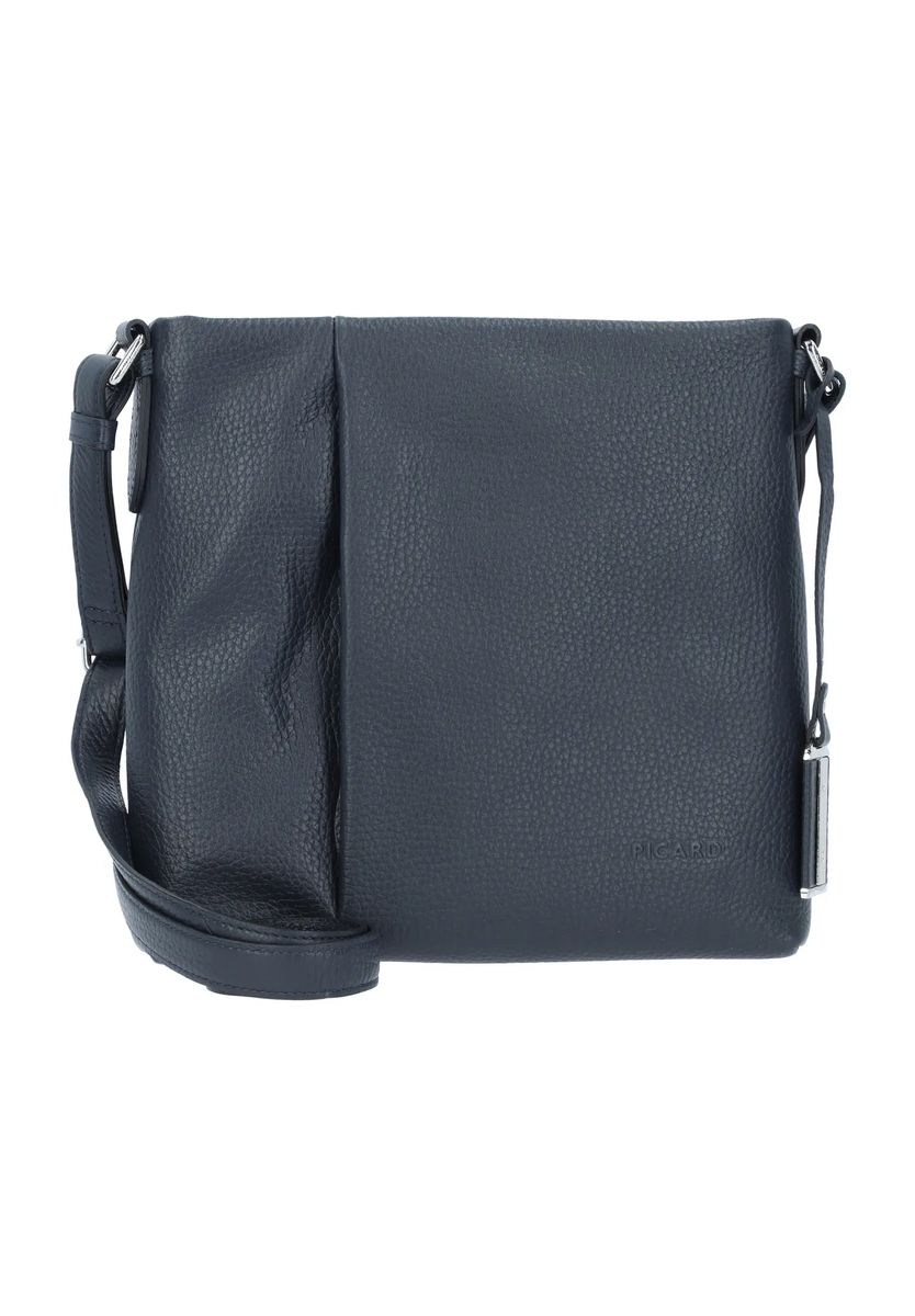 Elegante Crossbody-Tasche aus gemasertem Leder