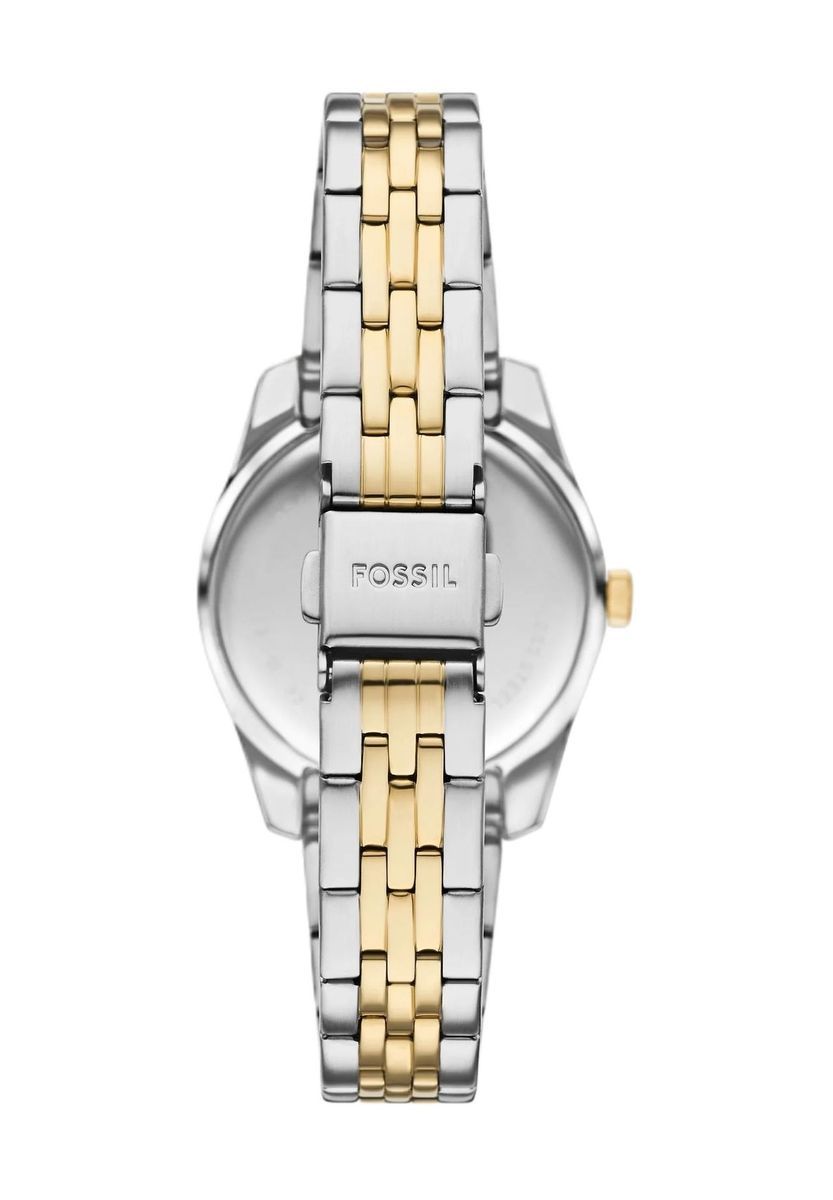 Elegante Scarlette Uhr mit geriffelter Lünette