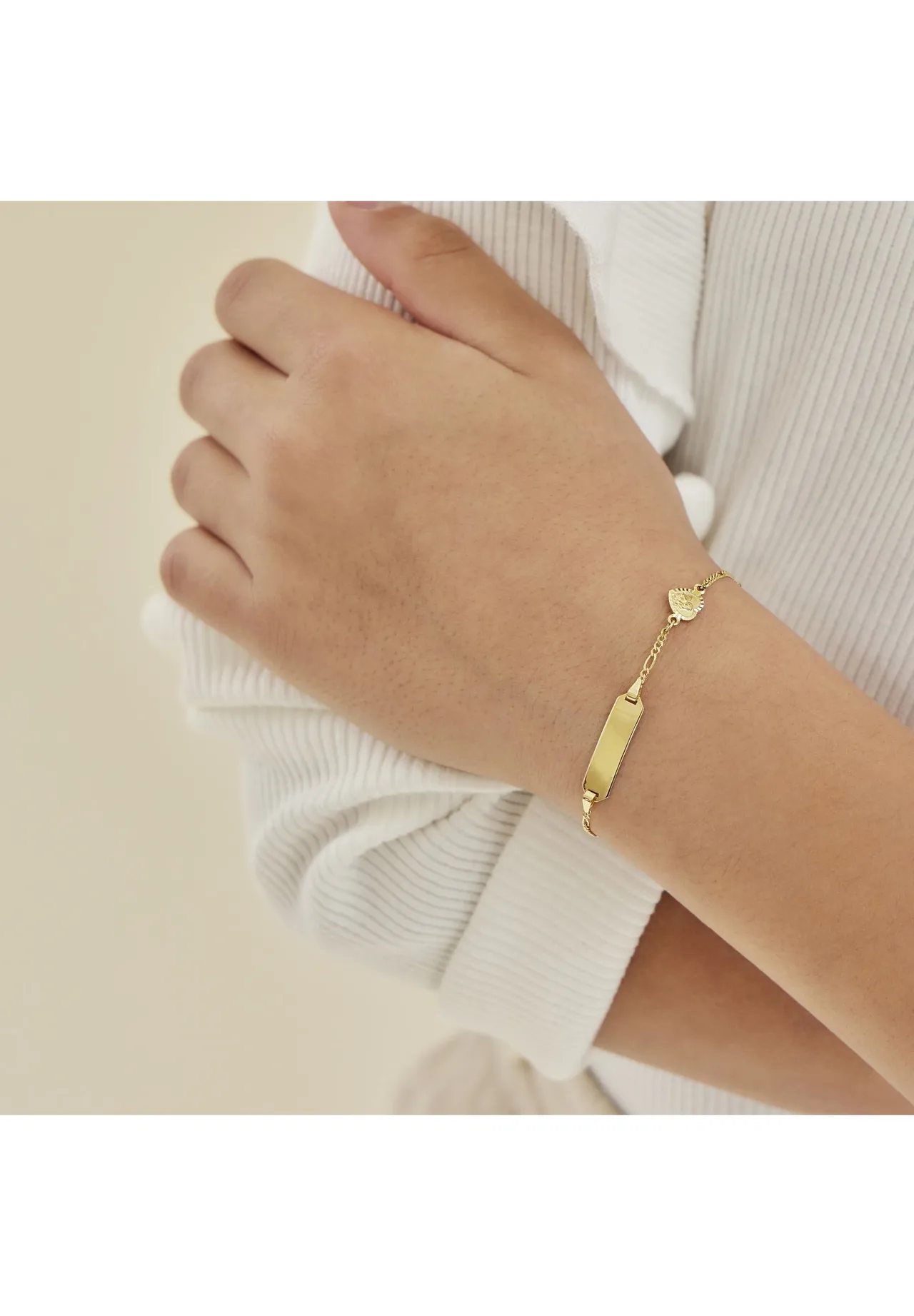Ident-Armband mit Schutzengel-Anhänger