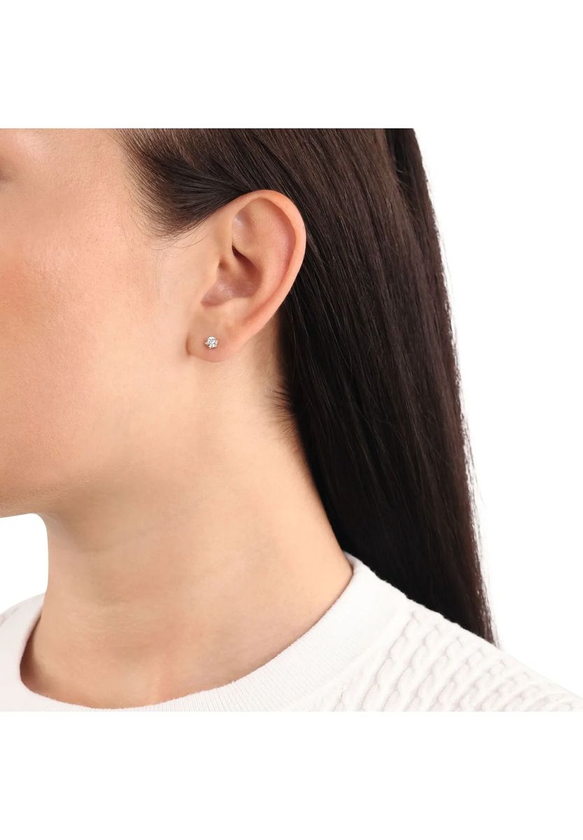 Elegante Gold-Ohrstecker mit Zirkonia
