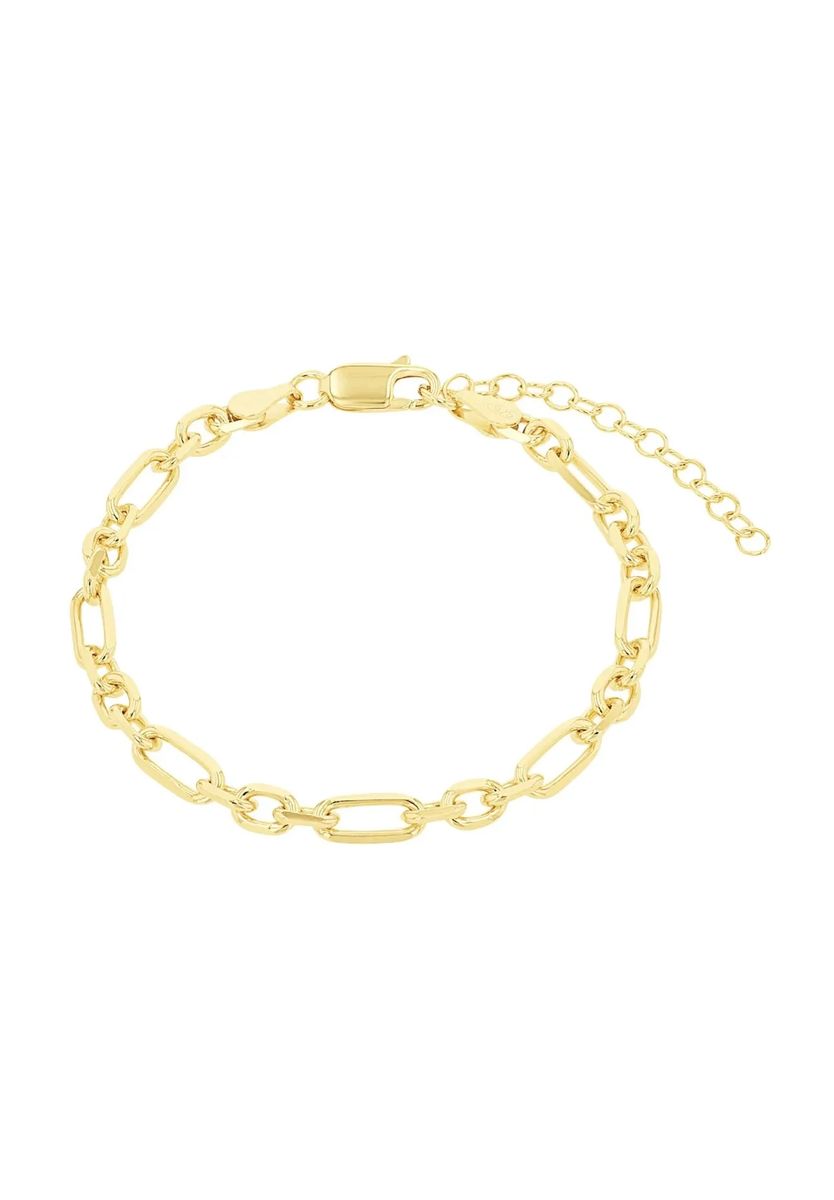 Vergoldetes Figaro-Gliederarmband
