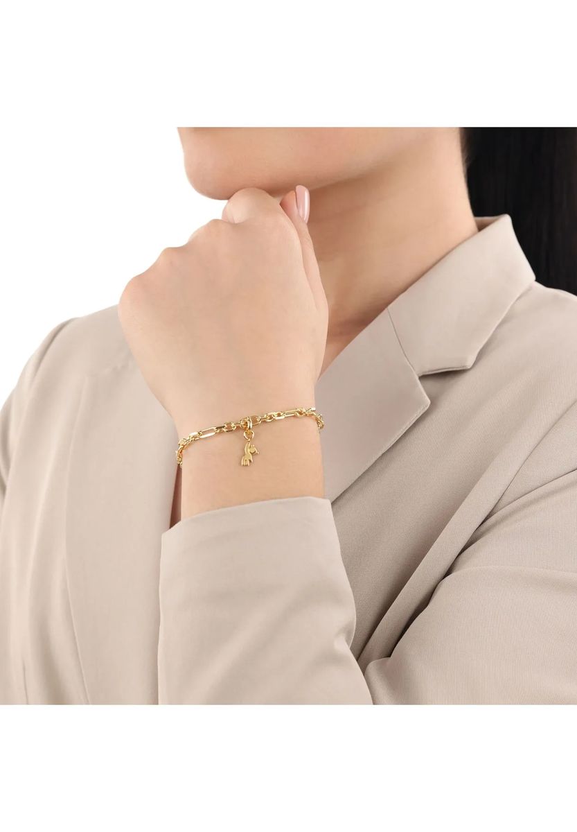 Vergoldetes Figaro-Gliederarmband