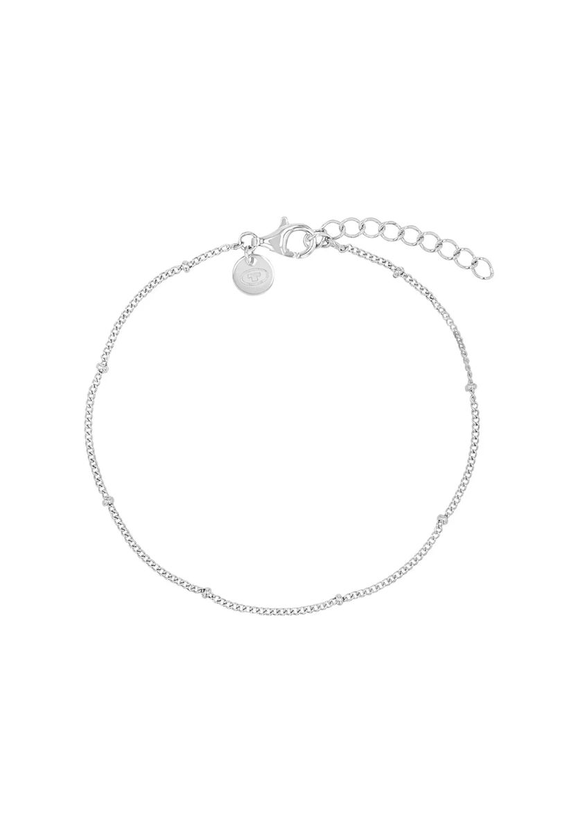 Feines Silberarmband mit Perlendetail