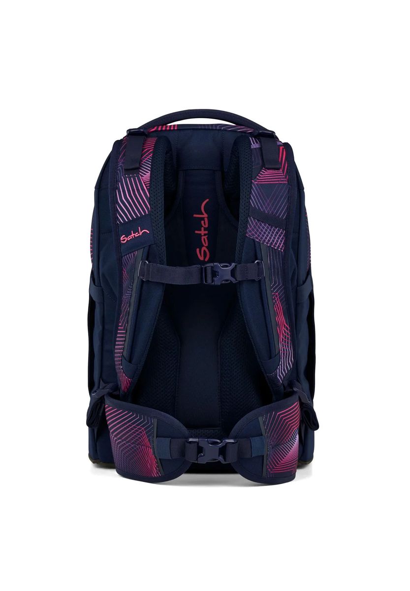 Ergonomischer Schulrucksack mit geometrischem Muster