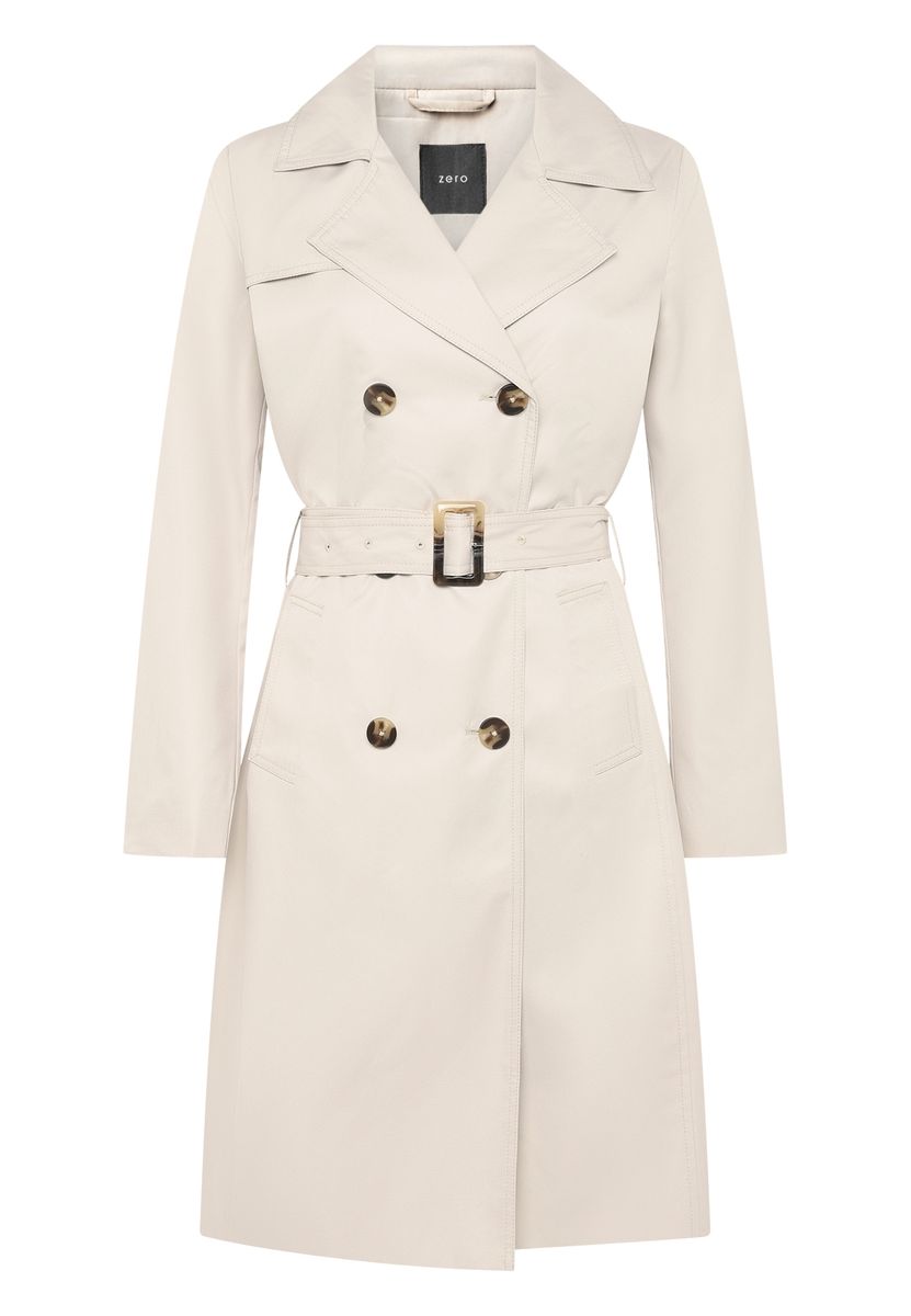 Zweireihiger Trenchcoat mit Taillengürtel