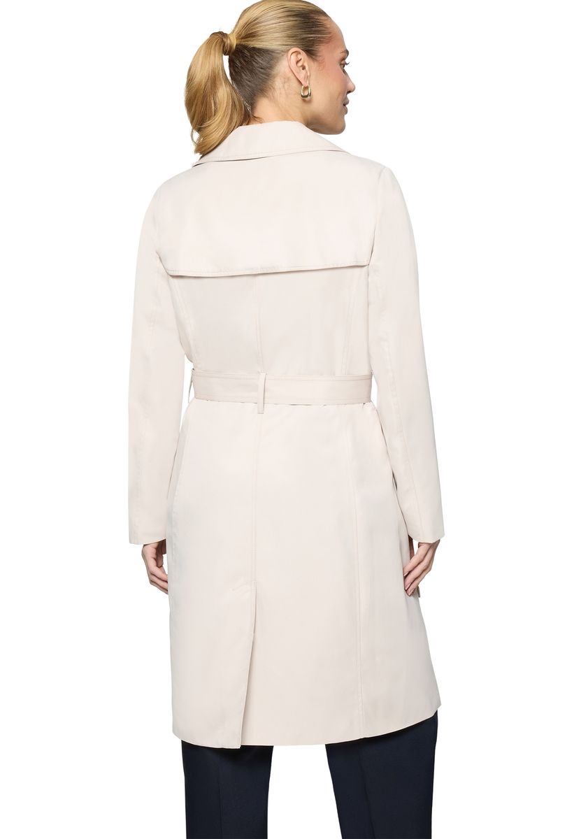 Zweireihiger Trenchcoat mit Taillengürtel