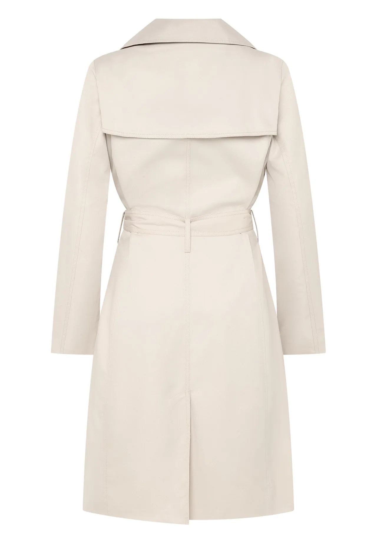 Zweireihiger Trenchcoat mit Taillengürtel