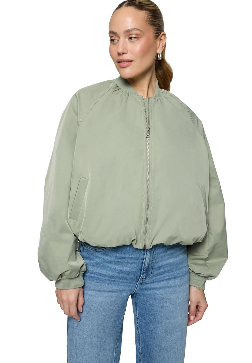 Oversized Bomberjacke im Cropped-Schnitt