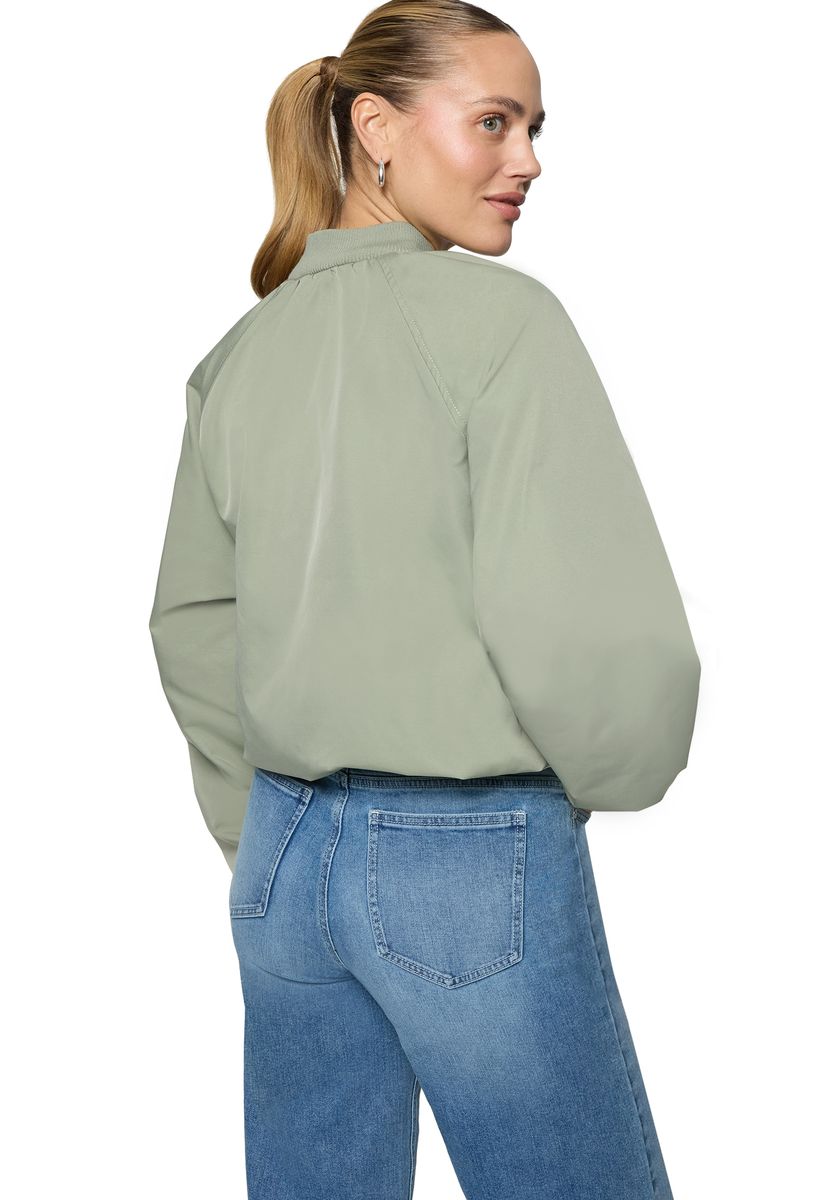 Oversized Bomberjacke im Cropped-Schnitt