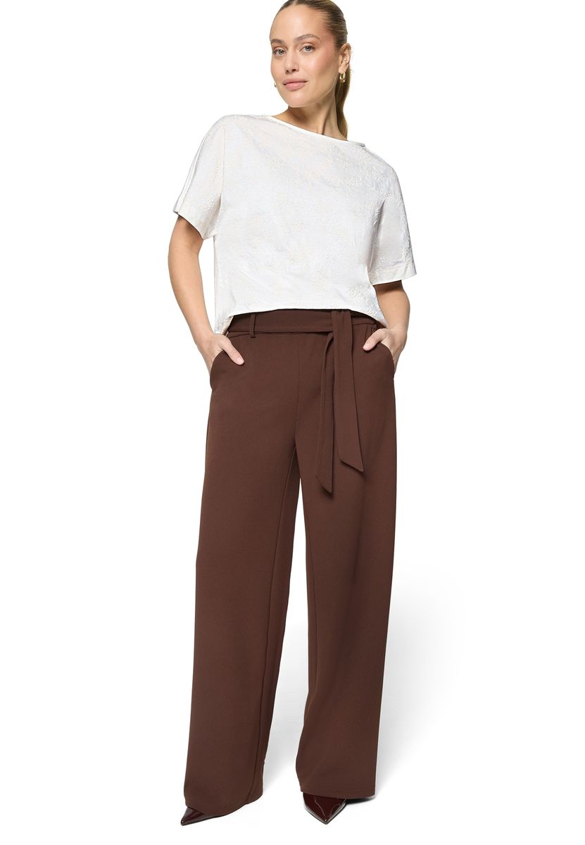 Baumwollshirt mit floraler Stickerei