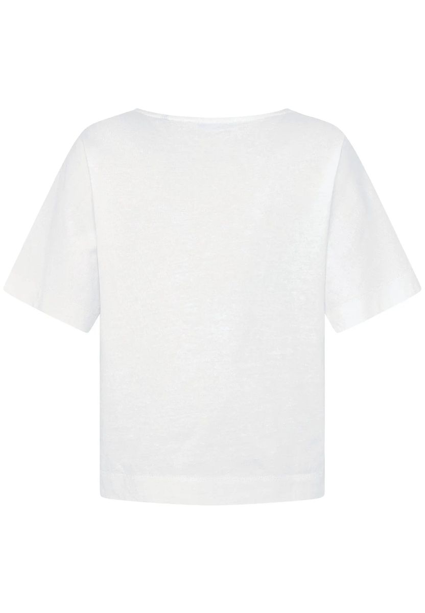 Baumwollshirt mit floraler Stickerei