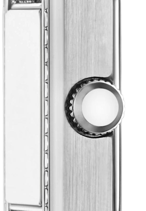Elegante rechteckige Uhr mit Kristallen