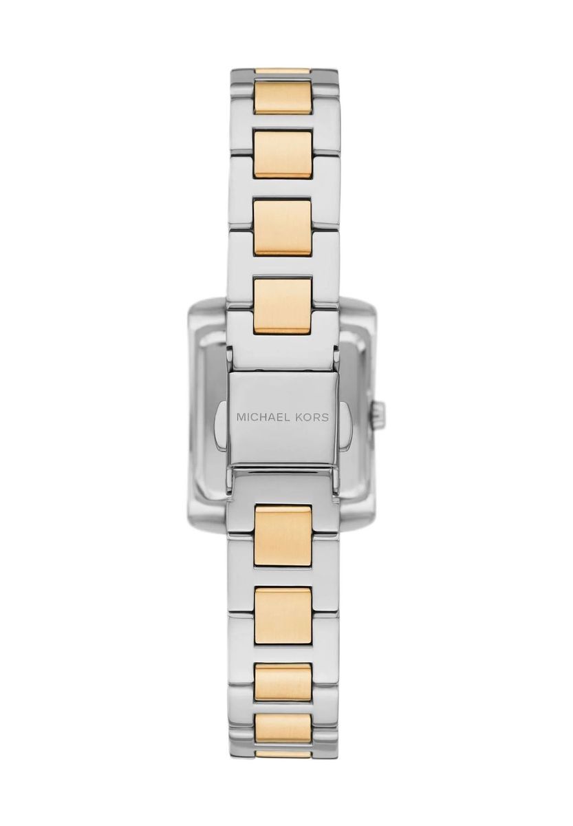 Klassische rechteckige Perlmutt-Armbanduhr