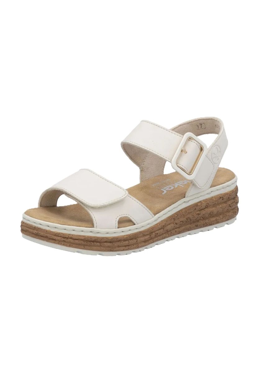 Komfort-Riemchensandalen mit Keilabsatz