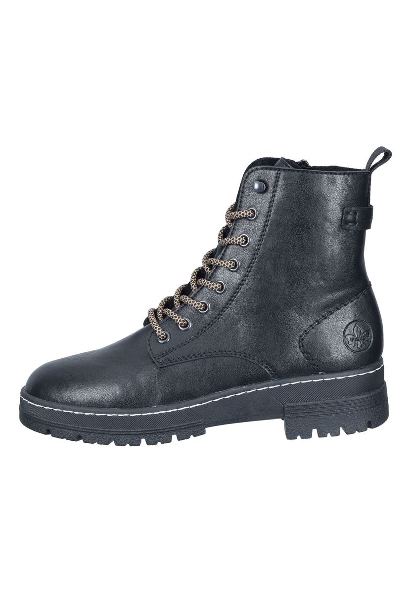 Robuste Schnürstiefeletten mit Profilsohle