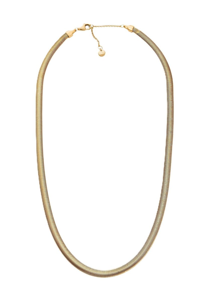 Polierte goldfarbene Schlangenkette