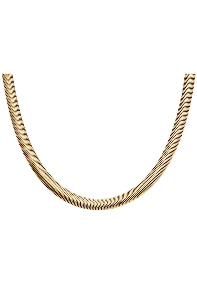 Polierte goldfarbene Schlangenkette