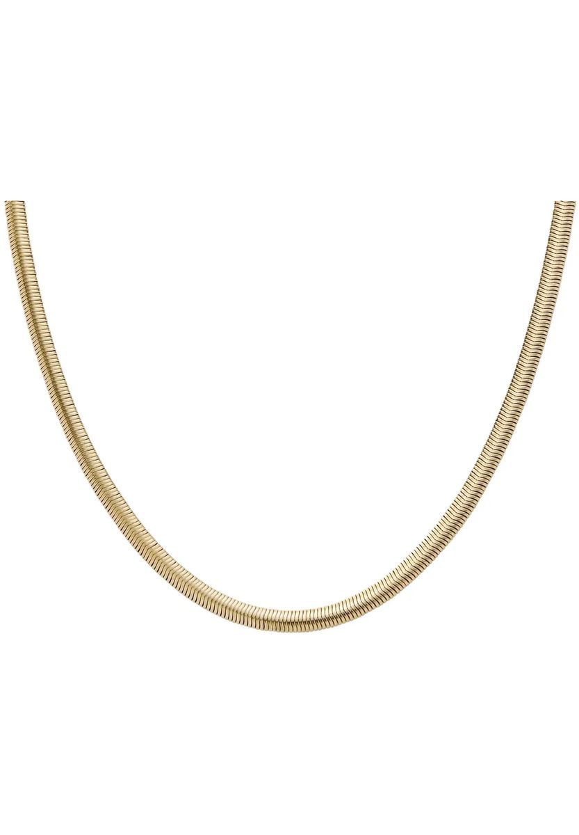 Polierte goldfarbene Schlangenkette
