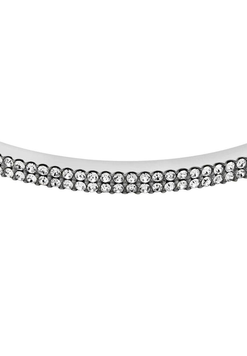Eleganter Armreif mit Kristallpavé