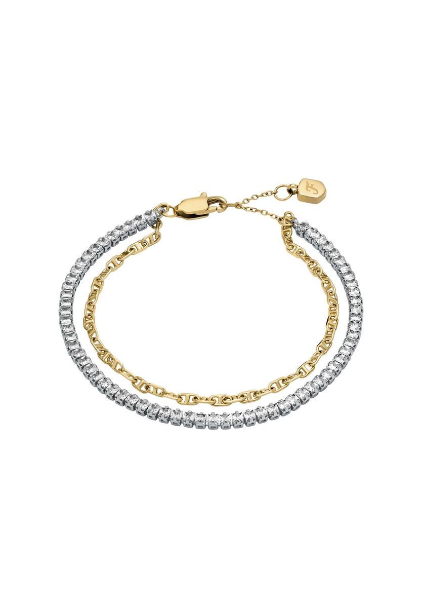 Zweireihiges Armband mit D-Links