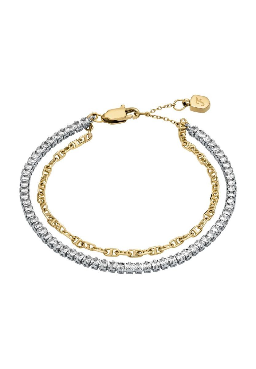 Zweireihiges Armband mit D-Links