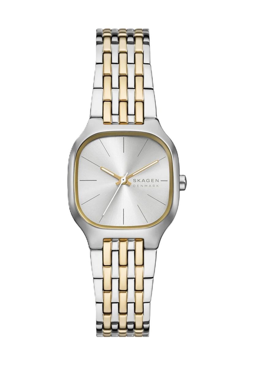 Elegante minimalistische Bicolor-Uhr