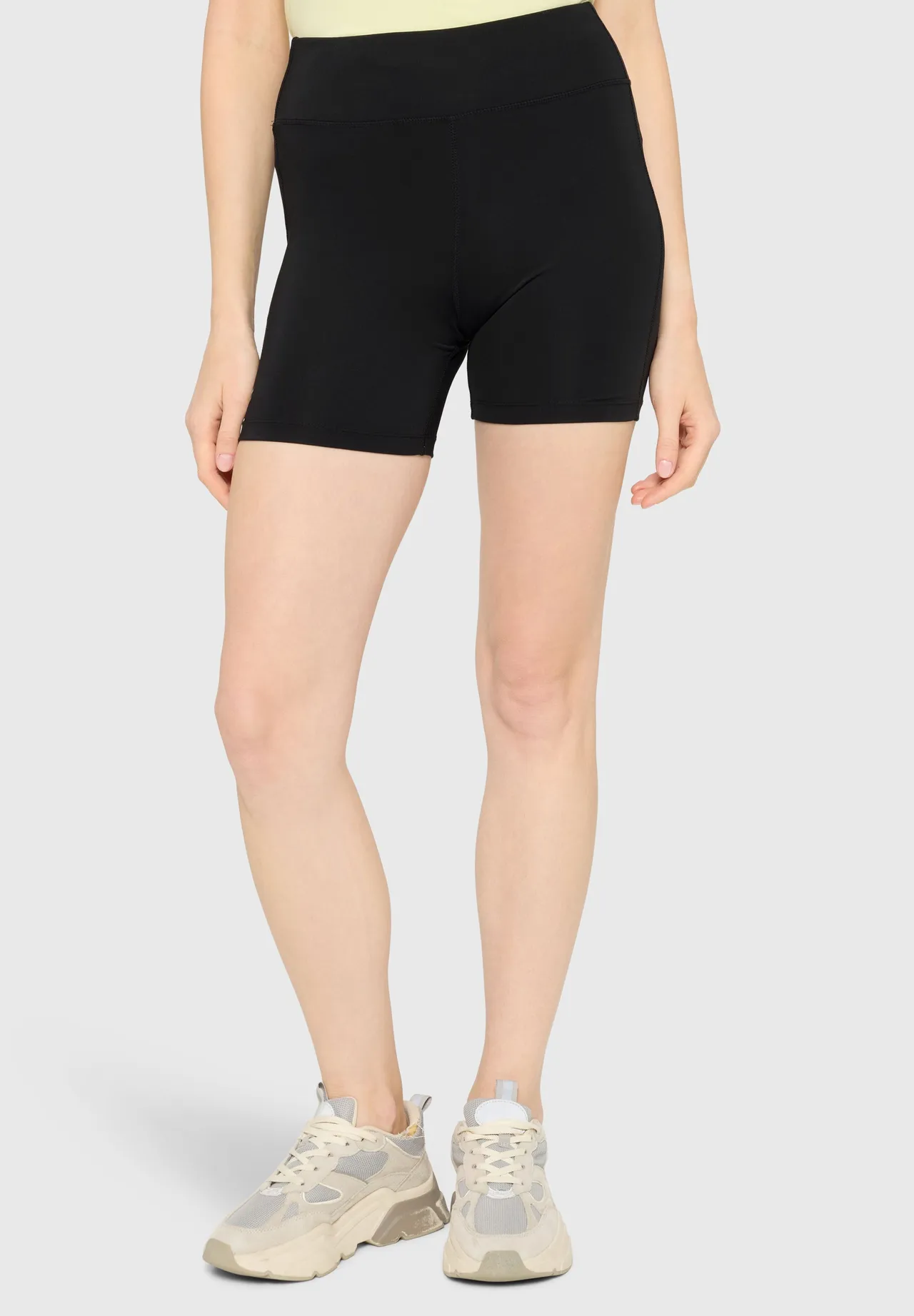 High-Waist Kompressions-Laufshorts
