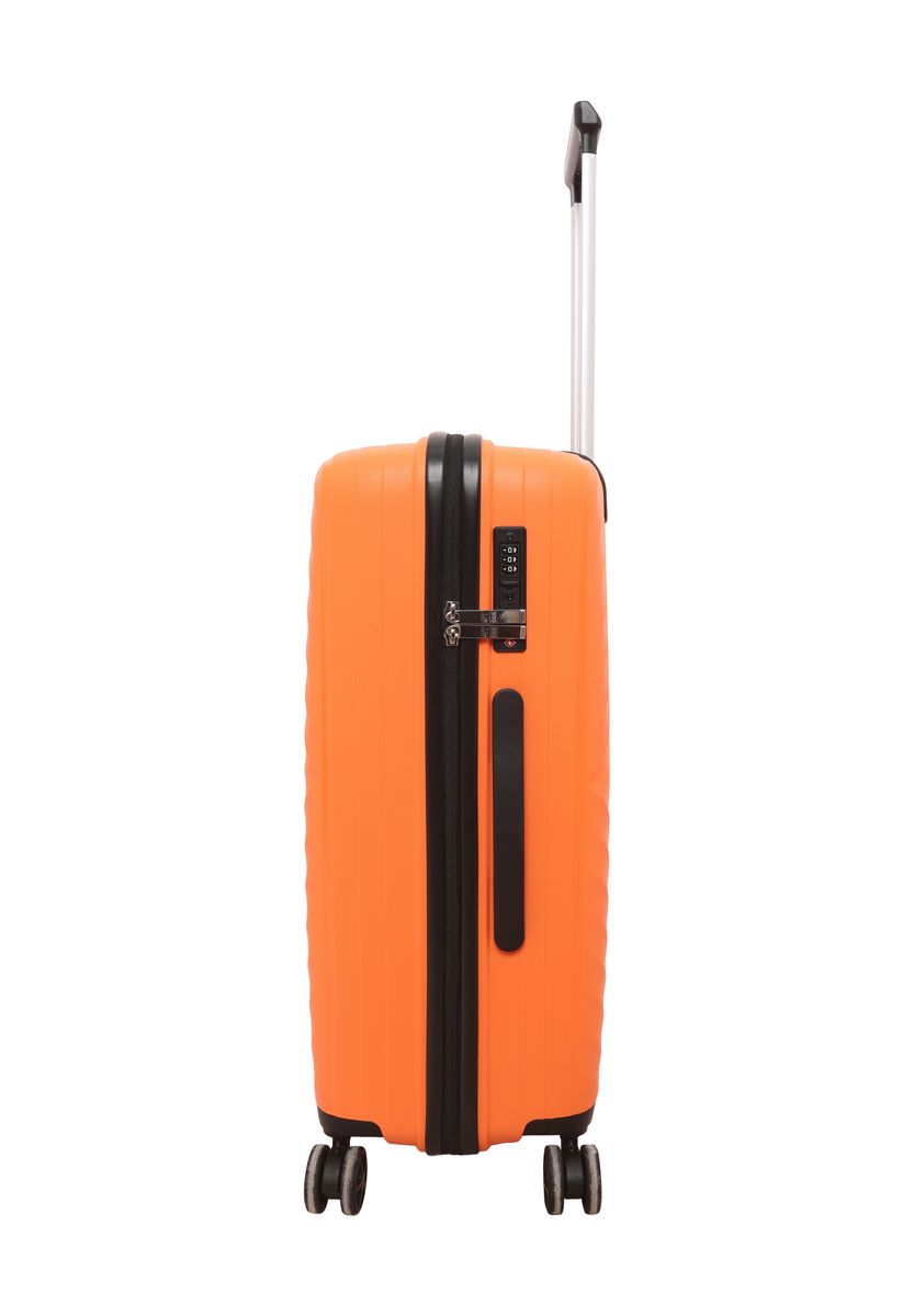 Strukturierter Hartschalen-Trolley mit Rollen