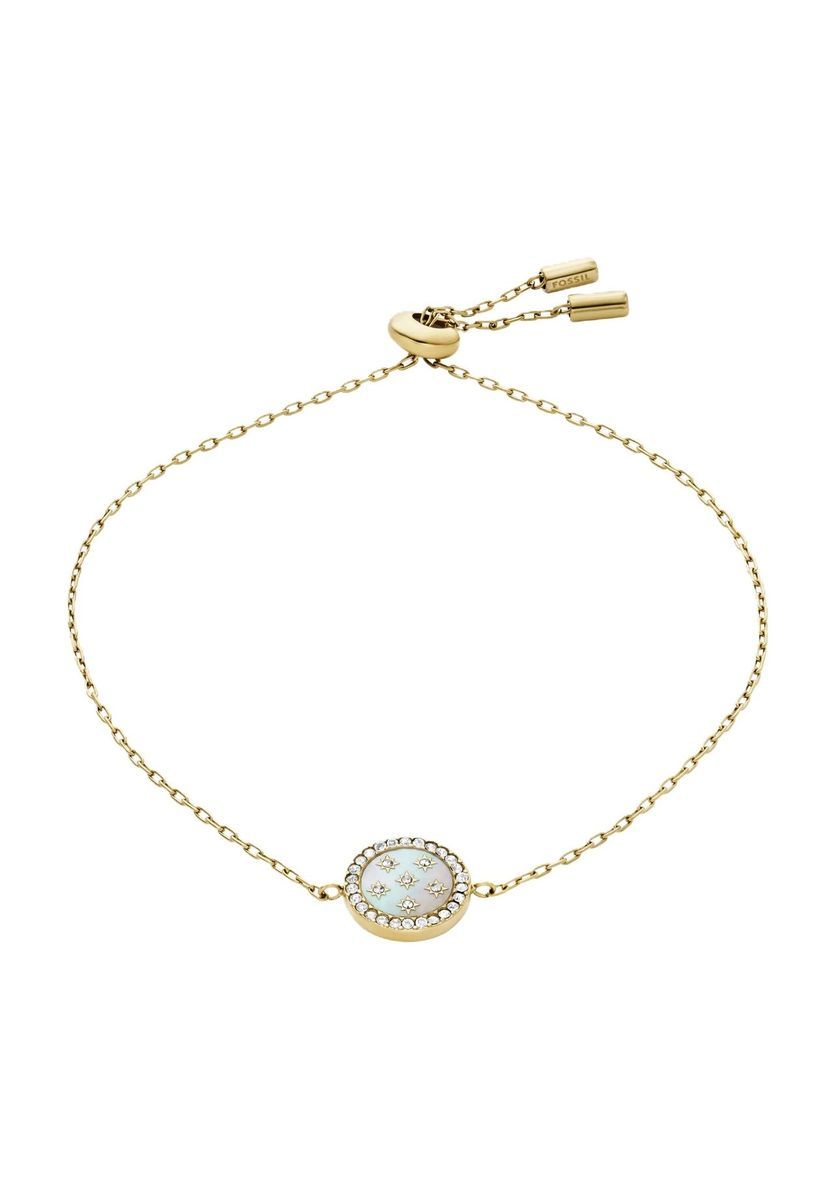 Slider-Armband mit Perlmutt-Medaillon