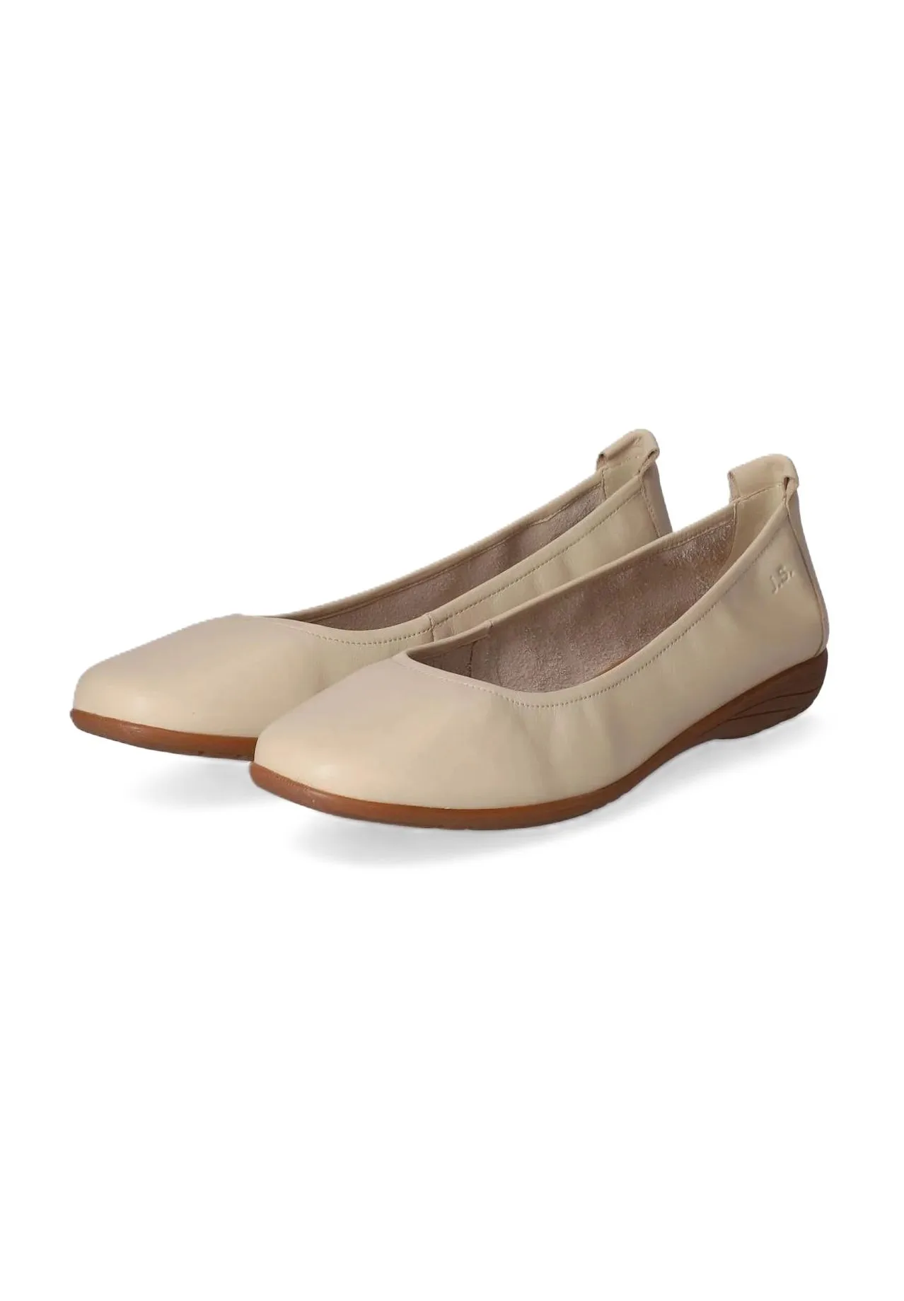 Bequeme Nappa-Leder Ballerinas zum Schlupfen