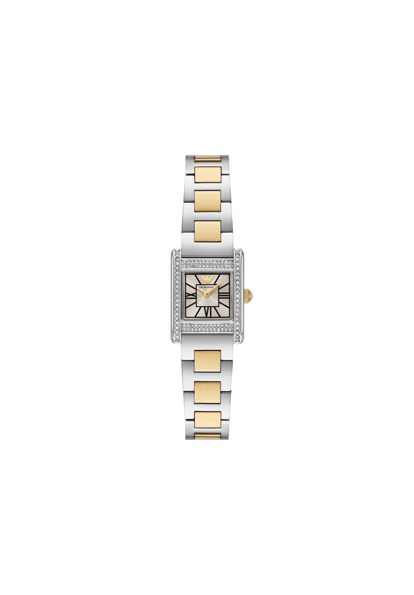 Elegante Uhr mit eckigem Gehäuse