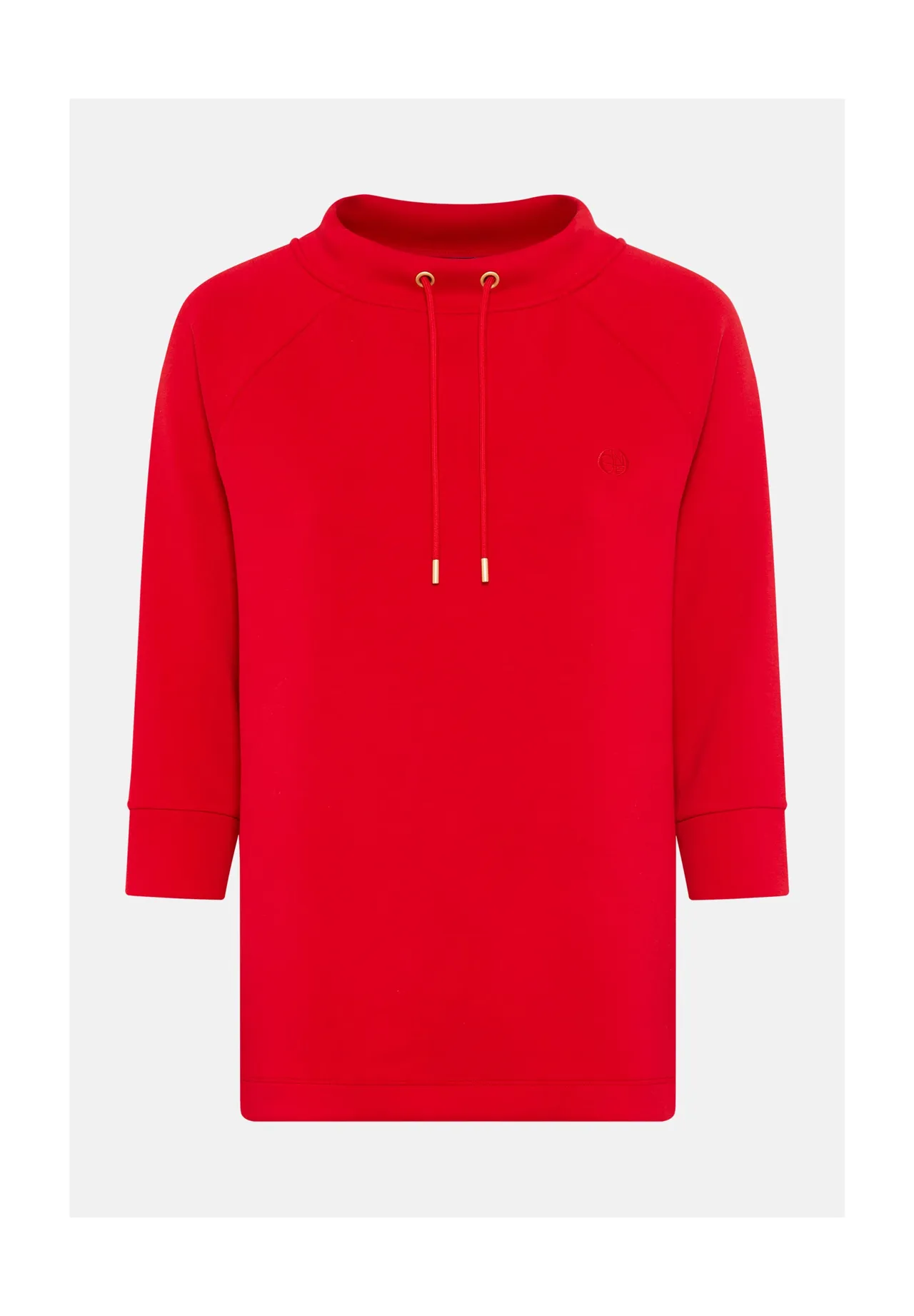 Sweatshirt mit Stehkragen und Raglanärmeln