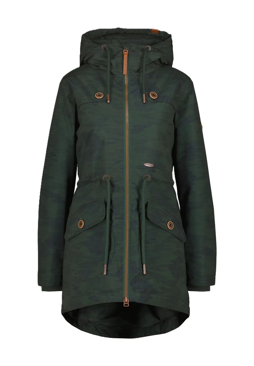 Gefütterter Winterparka mit Kapuze