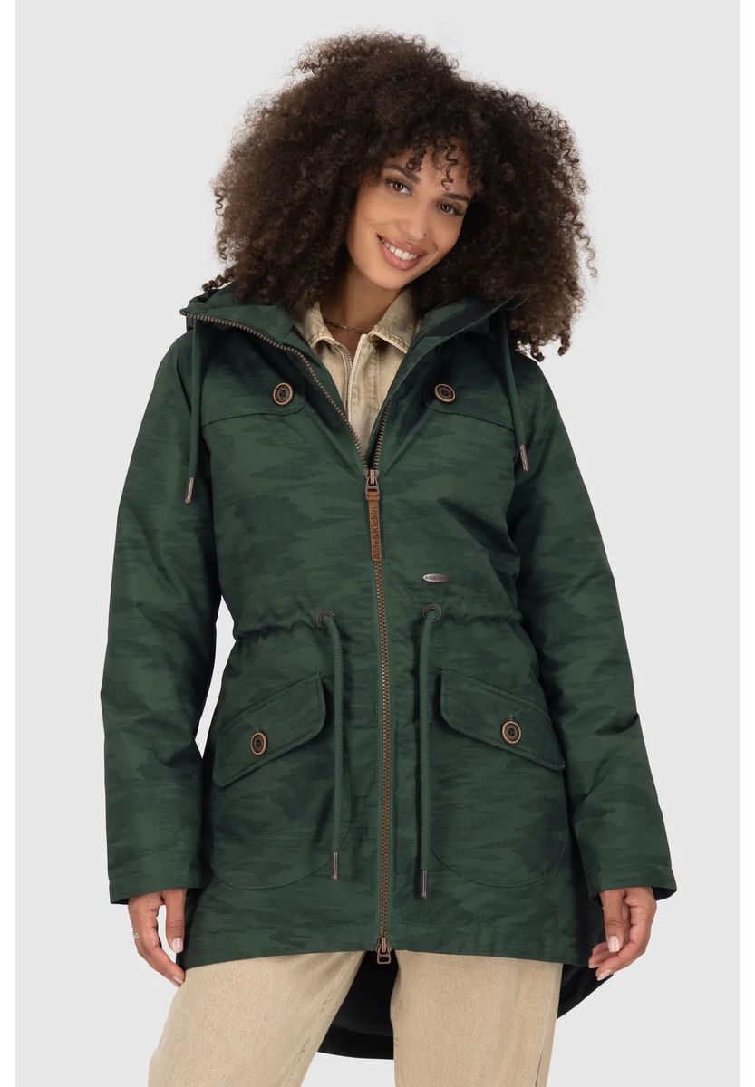 Gefütterter Winterparka mit Kapuze