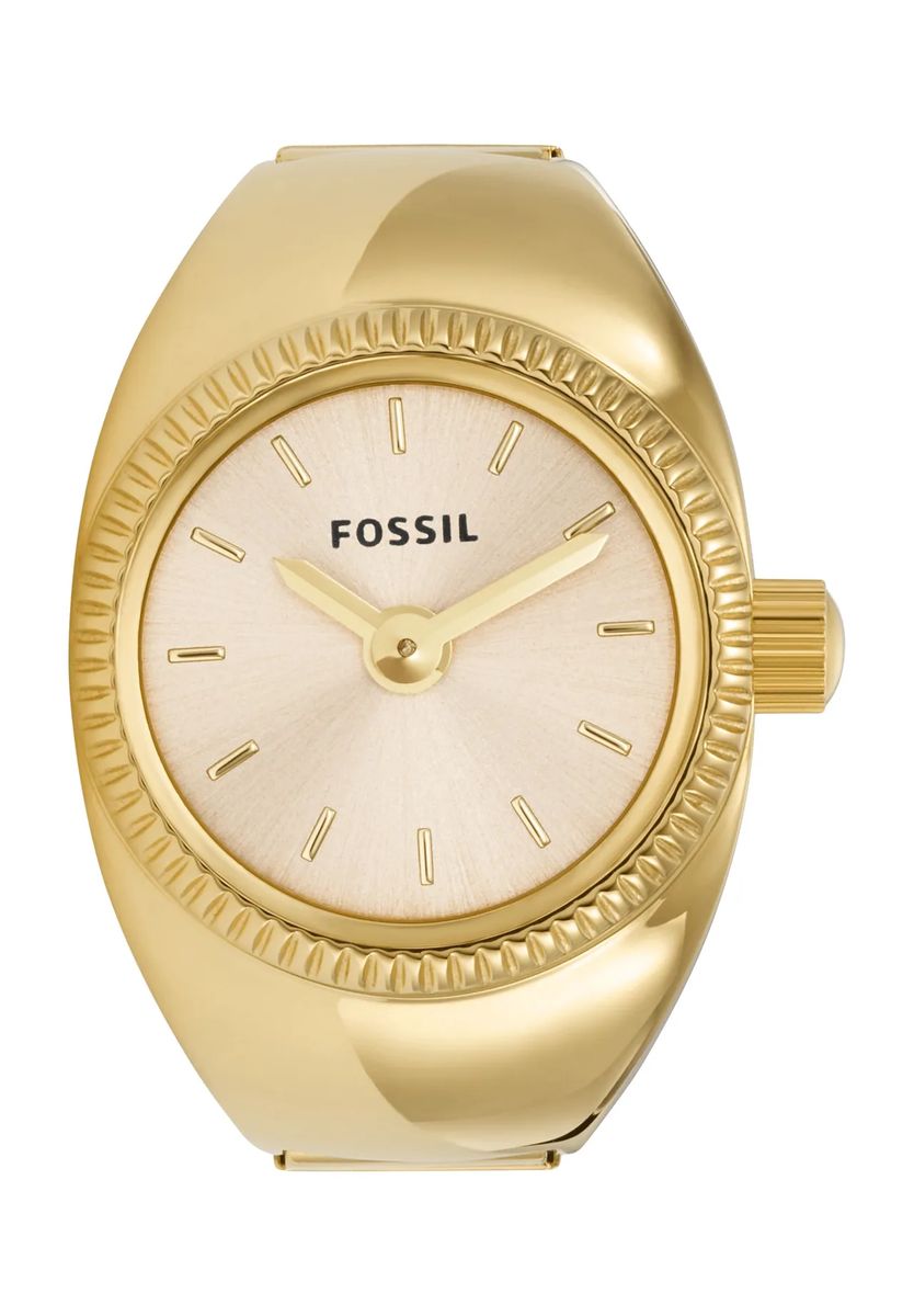 Elegante Ring-Uhr mit Sunray-Zifferblatt