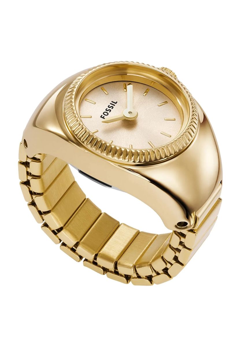 Elegante Ring-Uhr mit Sunray-Zifferblatt