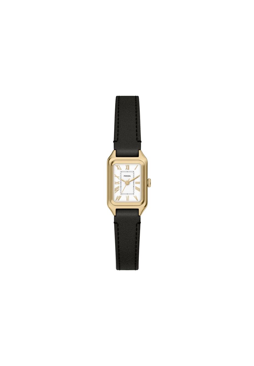Elegante rechteckige Uhr mit römischen Ziffern